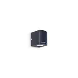 APLIQUE 1989 ALUMINIO NEGRO UNIDIRECCIONAL GU10 LED IP44
