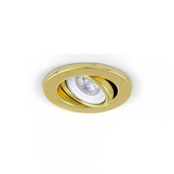EMBUTIDO MOVIL ORO 1LUZ GU10