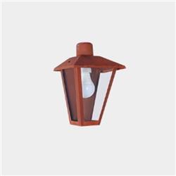 FAROL TRAPEZOIDAL DE PARED OXIDADO E27