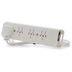 ZAPATILLA BINORMA 4 TOMAS S/TERMICA  C/CABLE 1,5 MTS