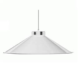 COLGANTE ECO PANTALLA DE CHAPA ARMADA BLANCA Ø25CM E27