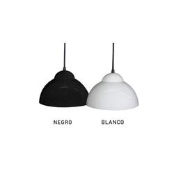COLGANTE CAMPANA NEGRO 1 LUZ E27 23 CM DIAMTERO