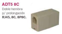 ADAPTADOR DOBLE HEMBRA RJ45 8C.- ADT5/8C