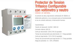 PROTECTOR TENSION CORRIENTE TRIFASICA DIGITAL DIN H/80A GF-AB80XL