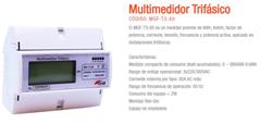 MEDIDOR TRIF. KWH/V/A/COS DIN h/80A MGF-T3-80