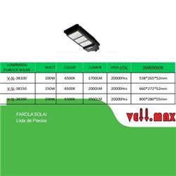 CABEZAL SOLAR 150W 6500K 2000LM IP54 