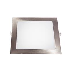 EMBUTIDO LED CUADRADO PLATIL 6W 2700K 420LM 120x120MM