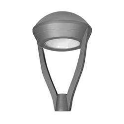 CABEZAL 4001 VIDRIO PLANO ALUMINIO NEGRO 2LUCES E27