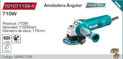 *AMOLADORA ANGULAR 710W 115M 1100R-TG1071156-4