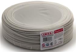 MTS.CABLE PLASTIX 6 MM BLANCO