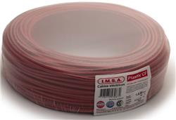 MTS.CABLE PLASTIX 6 MM ROJO