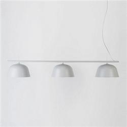 COLGANTE BERLIN 3 BLANCO LED 3x10w 4000k 120CM LARGO