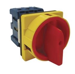 INTERR. ROTATIVO 3X32A +FRENTE ROJO/AMAR. D113P-32