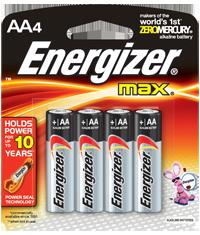 BLISTER X 4 AA  ALCALINA ENERGIZER 710