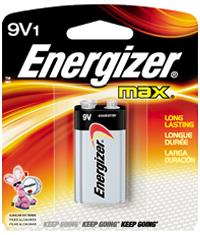 BATERIA 9V  ALCALINA ENERGIZER