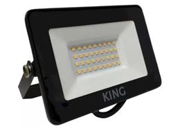 PROYECTOR LED KING 20W  CALIDO 3000K 1600LM 128X88 IP65