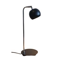 LAMPARA DE MESA LIKE NEGRO 1 LUZ GU10 BASE REDONDA