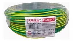 MTS.CABLE PLASTIX 50 MM VERDE/AMARILLO