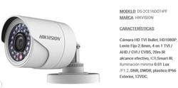 CAMARA BULLET 1080P PVC LENTE 2, 8MM IR 20M  IP66      