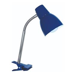 LAMPARA CON PINZA NATAL AZUL BARRAL FLEXIBLE CROMO PARA E27 