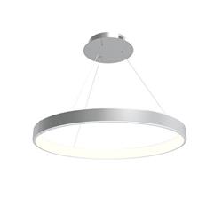 COLGANTE SATURNO XL ALUMINIO 80CM DIAMETRO 90W 3000K 7200LM 220V