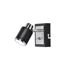 APLIQUE JULITA NEGRO 1 LUZ GU10