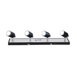 APLIQUE JULITA NEGRO 4 LUCES LINEAL GU10 