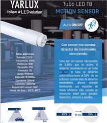 TUBO LED T8 18W G13 1198MM MOTION SENSOR