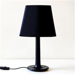 LAMPARA DE MESA TRINI MK22 NEGRA CON PANTALLA DE GROSS NEGRA E27