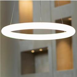 COLGANTE ROND BLANCO LED 40W 3000K 60CM DIAMETRO X 5,3CM DE ALTURA DIMERIZABLE