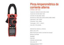 PINZA GAF-92C  60/1000ACA RMS/999uF/TEMP. Ap.33mm