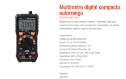 TESTER 600V 10ACA-CC TRUE RMS 999uF/TEMP. GMF-39D