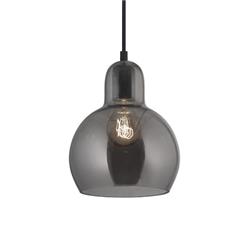 COLGANTE OXI VIDRIO GRIS E27