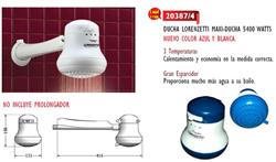 DUCHA ELECTRICA MAXI-DUCHA 5400 W C/RESISTENC