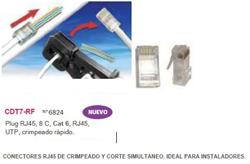 PLUG 8CONT.RJ-45 CAT.6E - RAPID FIT         CDT7-R