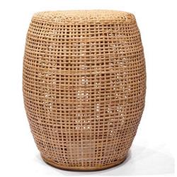 TABURETE MALBA DE RATTAN NATURAL