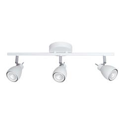 APLIQUE CANCUN DE CHAPA BLANCO 3 LUCES GU10 BARRAL 50CM LARGO