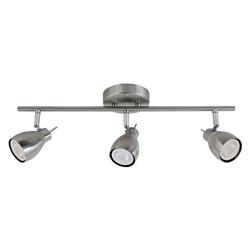 APLIQUE CANCUN DE CHAPA PLATIL 3 LUCES GU10 BARRAL 50CM LARGO