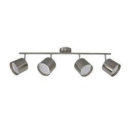 PLAFON ALBA IV NIQUEL 4 LUCES AR111 CON ZOCALO GU10
