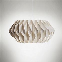COLGANTE CAPULLO BLANCO 70CM DIAMETRO X 33CM ALTURA E27