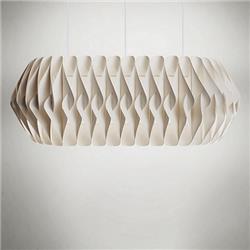 COLGANTE CAPULLO BLANCO 80CM X 45CM X 33CM ALTURA E27