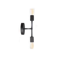 APLIQUE ASIA NEGRO 2 LUCES E27