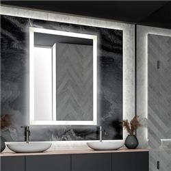 ESPEJO RECTANGULAR TOUCH LED 24W EN TODO SU CONTORNO 60CM X 80CM