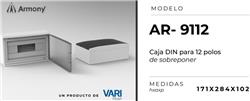 CAJA APLICAR 12 MODULOS P/FUME IP40 ARMONY