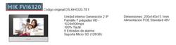 MONIT.IP 2GENER.7* HD TACTIL MICO SD S-KH6320-TE1