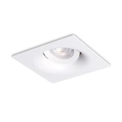 EMBUTIDO EMBU-4 CUADRADO ALUMINIO BLANCO GU10