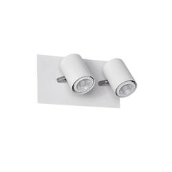 APLIQUE ELVIZA 2 LUCES BLANCO GU10 