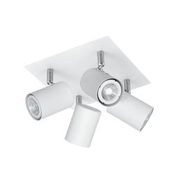 PLAFON ELVIZA BLANCO 4 LUCES GU10 