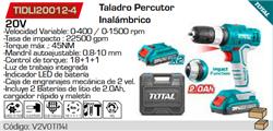 TALADRO - INAL. 20 V / 10MM - TIDLI20012-4