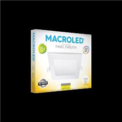 EMBUTIDO LED CUADRADO 12W 3000K 1080LM 167x167MM